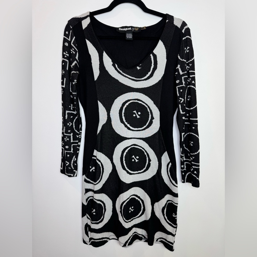 Desidual by Christian Lacroix Desigual Button printed Dress limited collab M